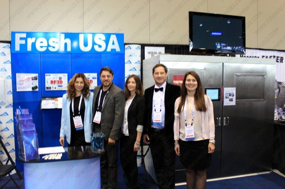 Fresh USA team at a trade-show exhibition booth