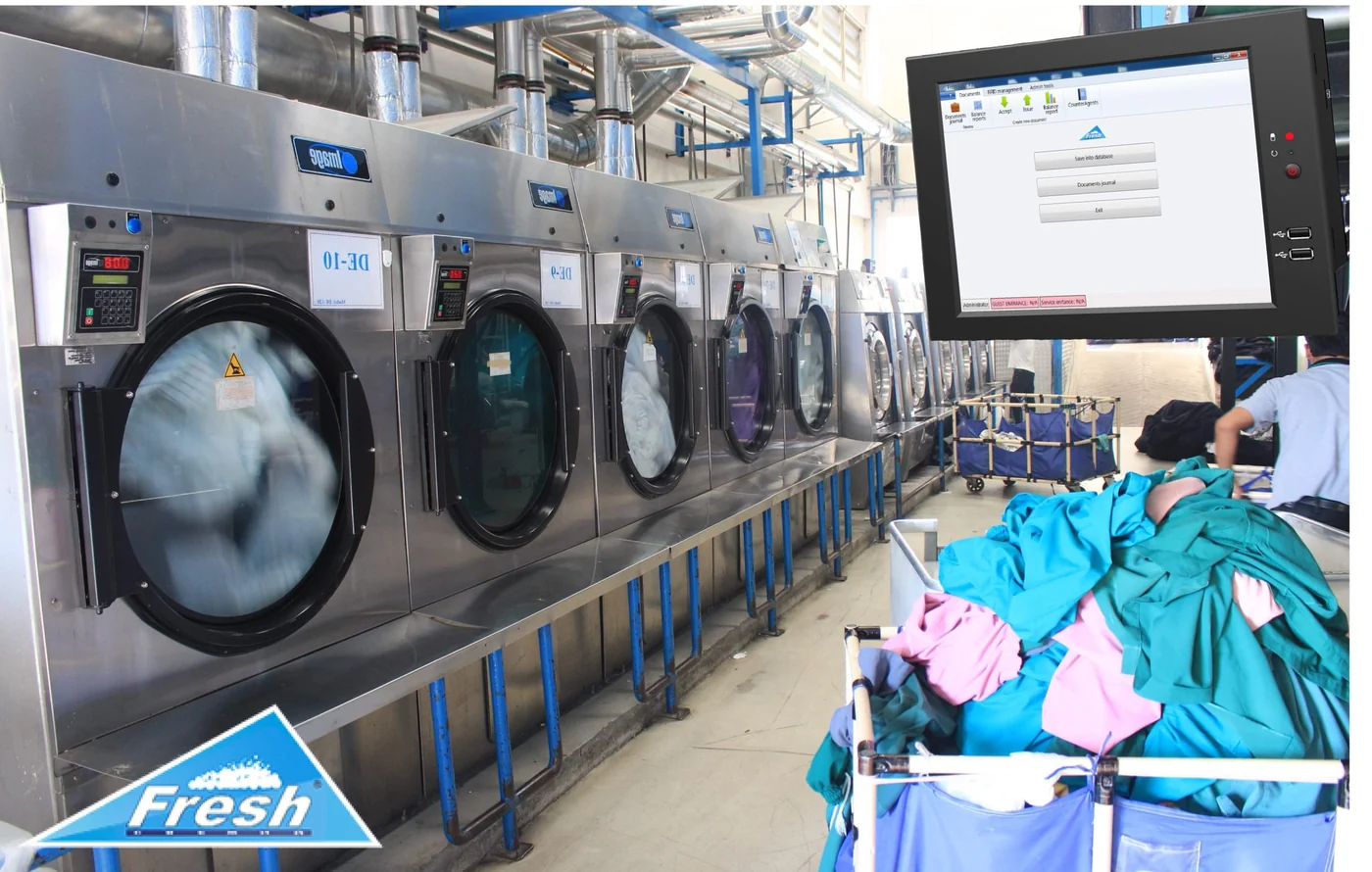 laundry management software selection: Commercial laundry textile inventory and tracking system